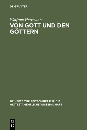 Von Gott und den Göttern