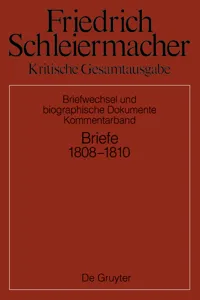 Briefwechsel 1808-1810_cover