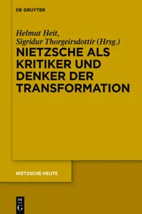 Nietzsche als Kritiker und Denker der Transformation_cover