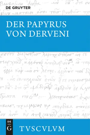 Der Papyrus von Derveni