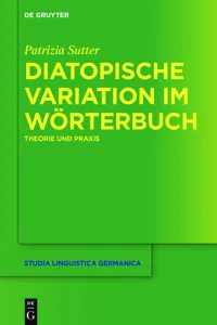 Diatopische Variation im Wörterbuch_cover