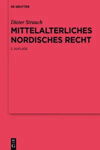 Mittelalterliches nordisches Recht_cover