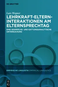 Lehrkraft-Eltern-Interaktionen am Elternsprechtag_cover