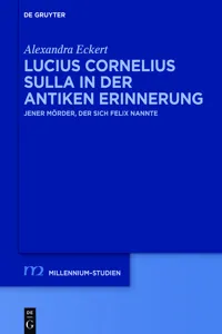 Lucius Cornelius Sulla in der antiken Erinnerung_cover