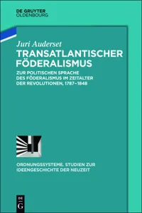 Transatlantischer Föderalismus_cover