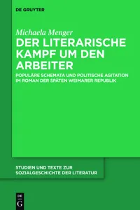 Der literarische Kampf um den Arbeiter_cover