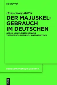 Der Majuskelgebrauch im Deutschen_cover