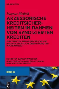 Akzessorische Kreditsicherheiten im Rahmen von syndizierten Krediten_cover