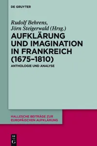 Aufklärung und Imagination in Frankreich_cover