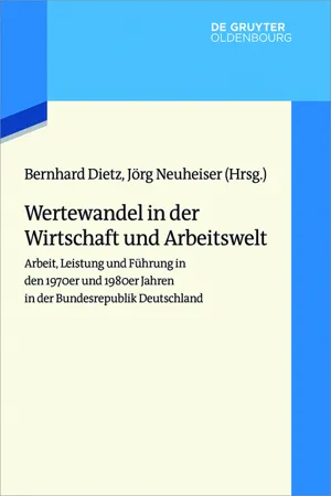 Wertewandel in der Wirtschaft und Arbeitswelt