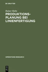 Produktionsplanung bei Linienfertigung_cover