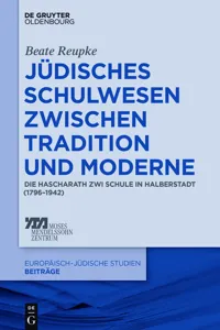 Jüdisches Schulwesen zwischen Tradition und Moderne_cover