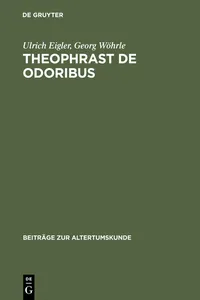 Theophrast De odoribus_cover