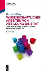 Wissenschaftliches Arbeiten von Abbildung bis Zitat_cover