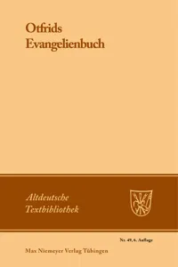 Otfrids Evangelienbuch_cover