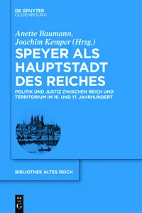 Speyer als Hauptstadt des Reiches_cover