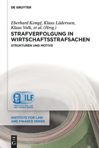 Strafverfolgung in Wirtschaftsstrafsachen_cover