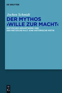 Der Mythos "Wille zur Macht"_cover