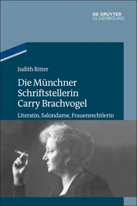 Die Münchner Schriftstellerin Carry Brachvogel_cover