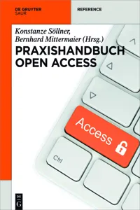 Praxishandbuch Open Access_cover