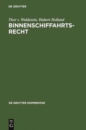 Binnenschiffahrtsrecht