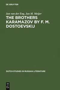 The Brothers Karamazov by F. M. Dostoevskij_cover