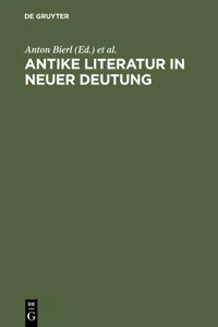 Antike Literatur in neuer Deutung_cover