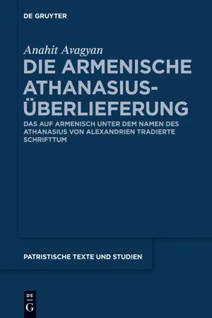 Die armenische Athanasius-Überlieferung