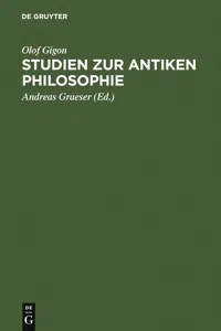 Studien zur antiken Philosophie_cover