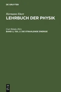 Die strahlende Energie_cover