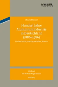 Hundert Jahre Aluminiumindustrie in Deutschland_cover