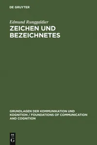 Zeichen und Bezeichnetes_cover