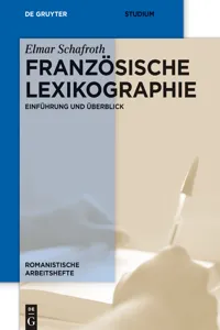 Französische Lexikographie_cover