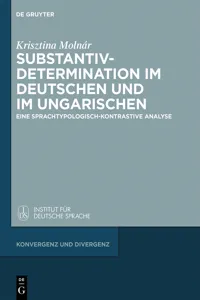 Substantivdetermination im Deutschen und im Ungarischen_cover