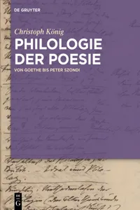 Philologie der Poesie_cover