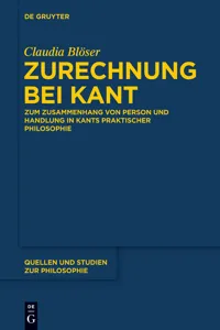 Zurechnung bei Kant_cover