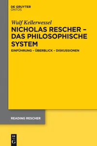 Nicholas Rescher – das philosophische System_cover