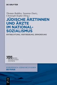 Jüdische Ärztinnen und Ärzte im Nationalsozialismus_cover