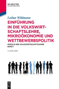 Einführung in die Volkswirtschaftslehre, Mikroökonomie und Wettbewerbspolitik_cover