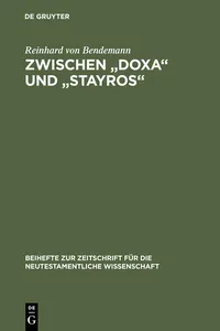 Zwischen "Doxa" und "Stayros"_cover