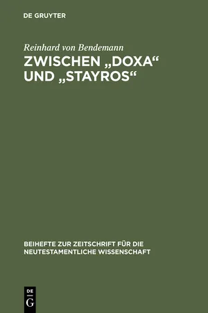 Zwischen "Doxa" und "Stayros"