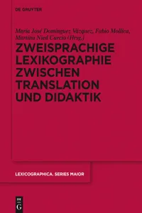 Zweisprachige Lexikographie zwischen Translation und Didaktik_cover