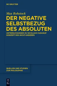 Der negative Selbstbezug des Absoluten_cover