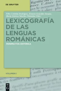 Lexicografía de las lenguas románicas_cover