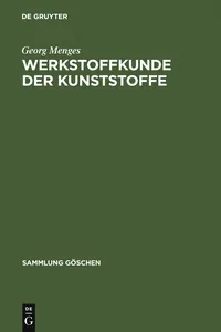 Werkstoffkunde der Kunststoffe_cover