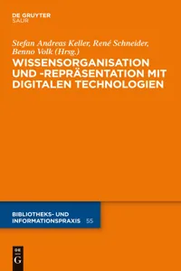 Wissensorganisation und -repräsentation mit digitalen Technologien_cover