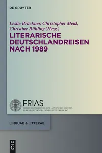 Literarische Deutschlandreisen nach 1989_cover