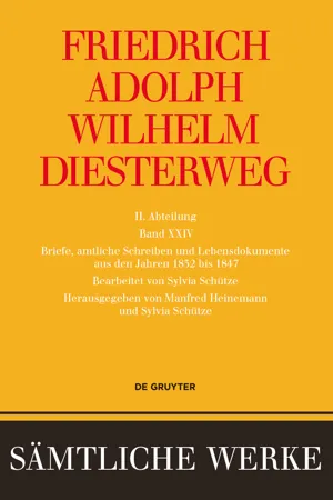 Briefe, amtliche Schreiben und Lebensdokumente aus den Jahren 1832 bis 1847