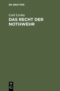 Das Recht der Nothwehr_cover