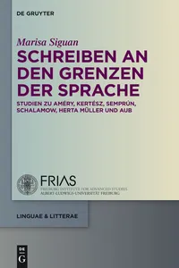 Schreiben an den Grenzen der Sprache_cover